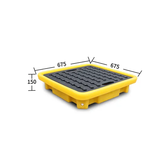 Auffangwanne mit großem Fassungsvermögen für mehrere Fässer
